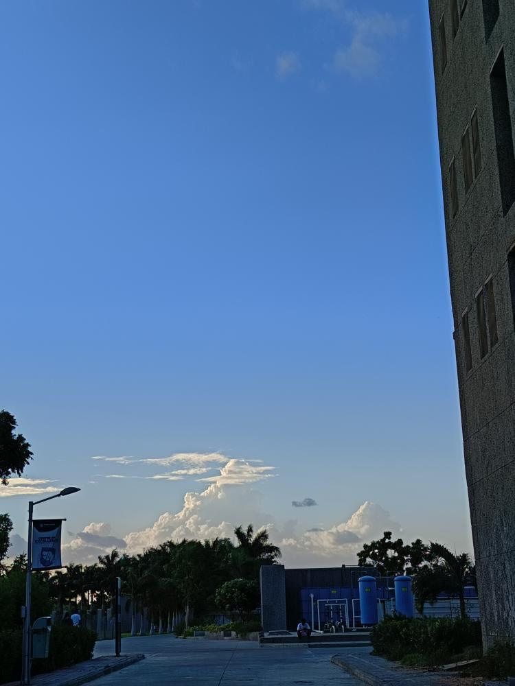 Sky Above the Walkway